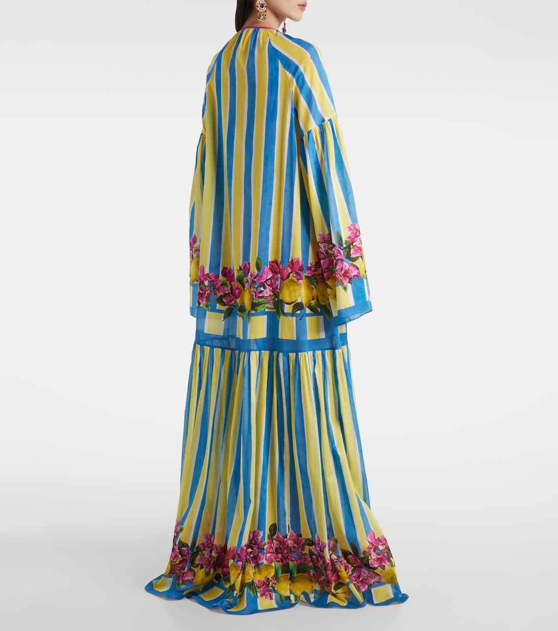 Caftán de algodón a rayas | Dolce&Gabbana