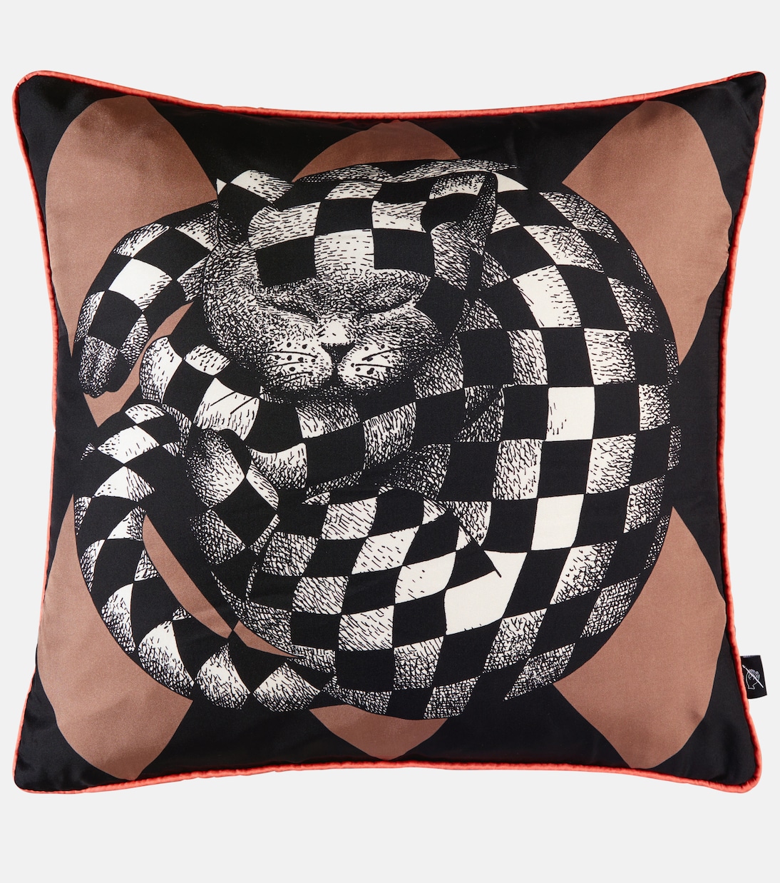 Kissen High Fidelity aus Seide | Fornasetti