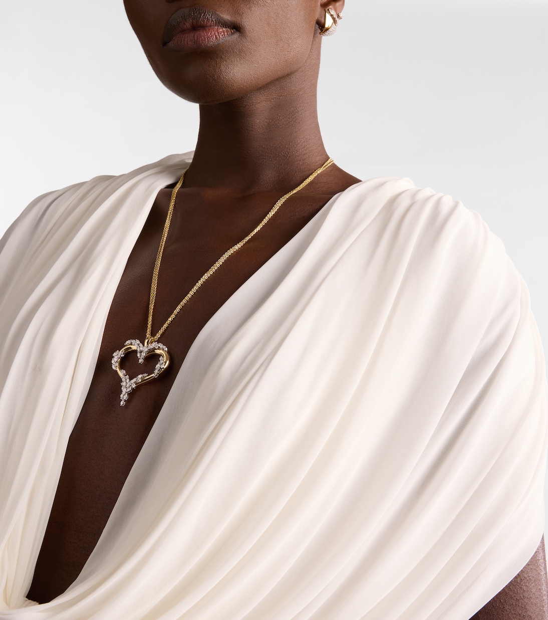 Halskette Golden Strada aus 18kt Gelbgold mit Diamanten | Yeprem