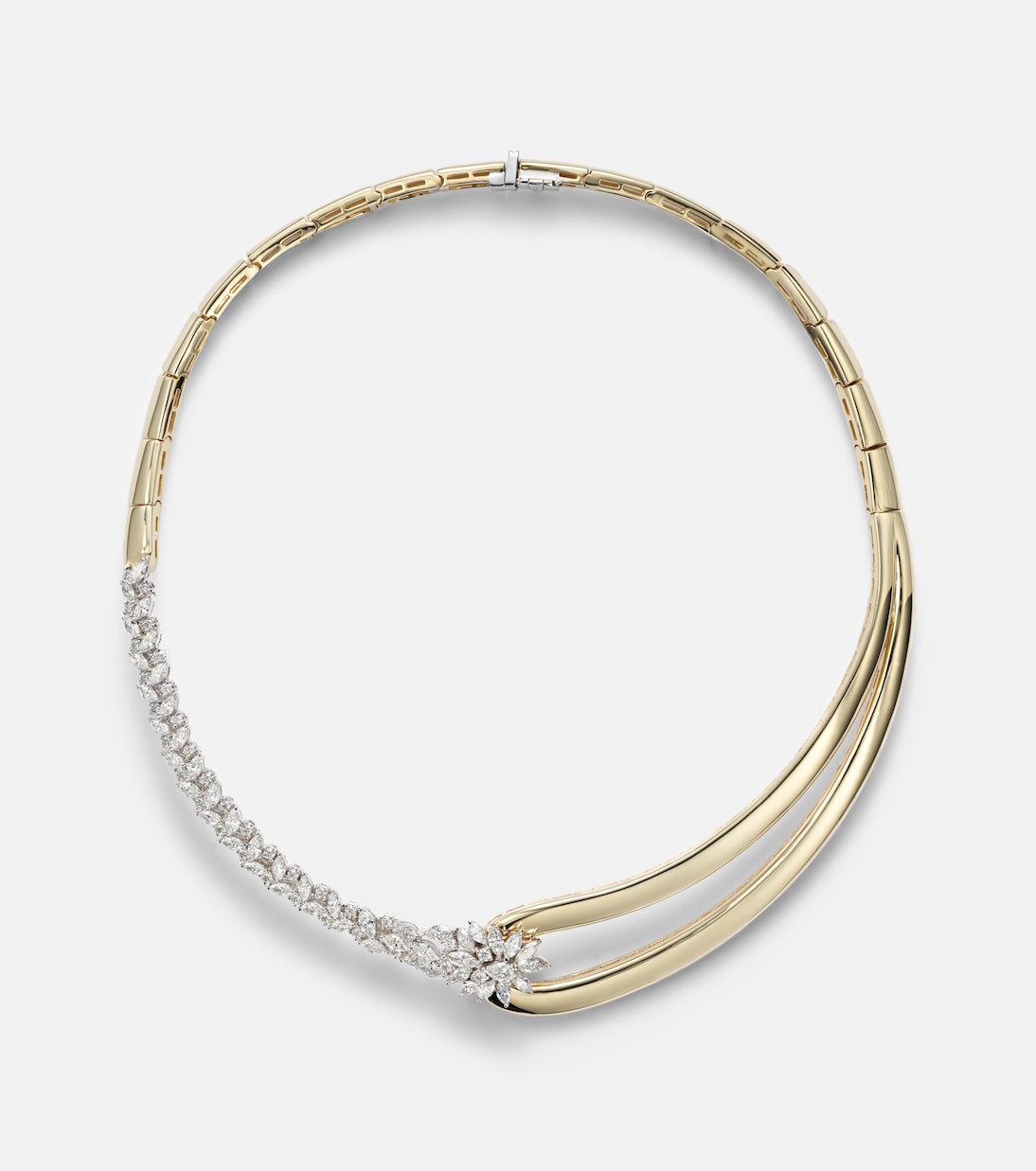 Golden Strada 18kt gold necklace with diamonds | Yeprem