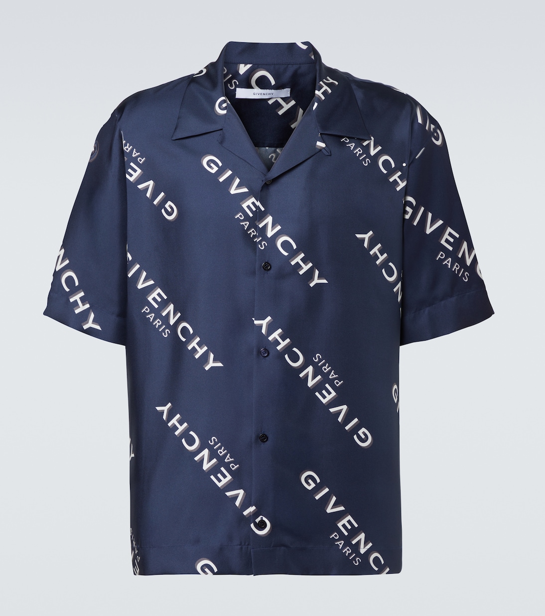 Givenchy Shadow silk bowling shirt | Givenchy