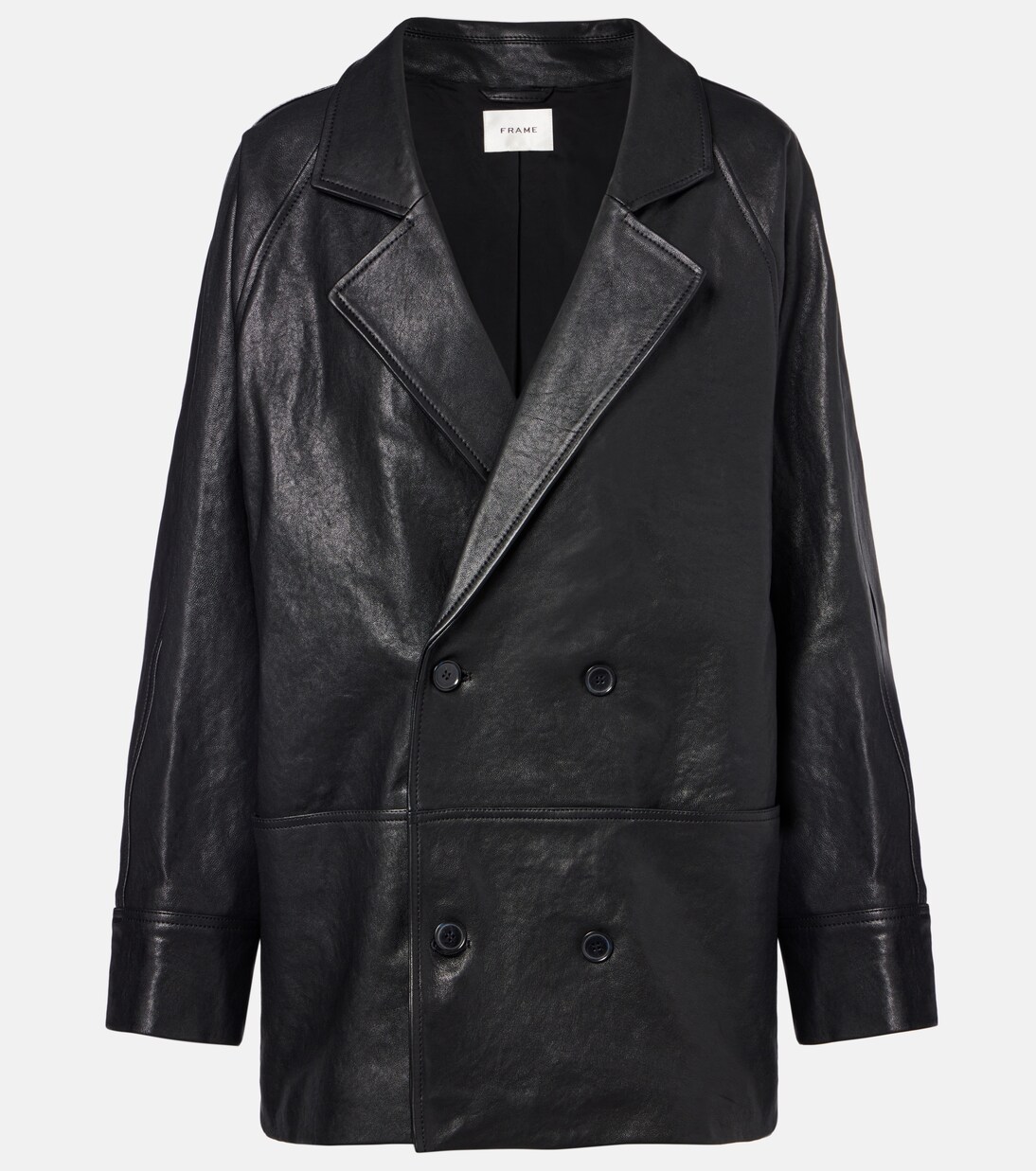 Chaqueta oversized de piel | Frame