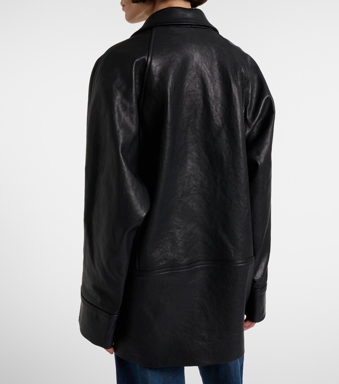 Chaqueta oversized de piel | Frame