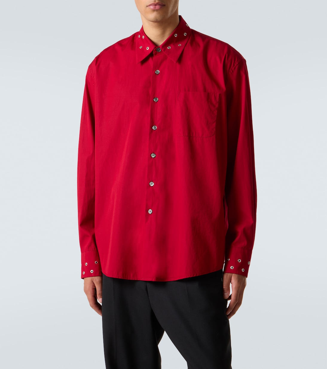 Above embellished cotton poplin shirt | Our Legacy