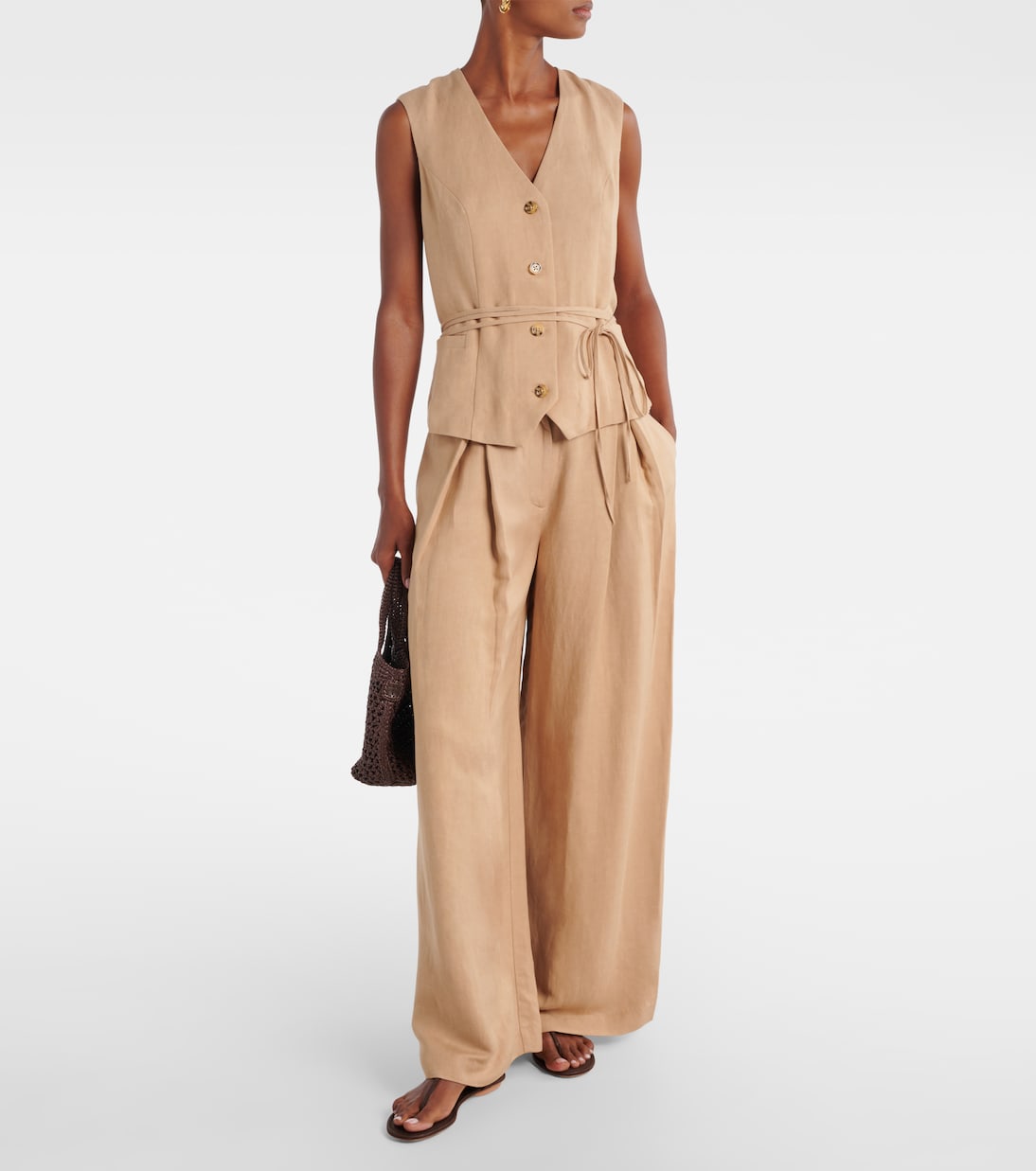 Astrid high-rise wide-leg pants | Faithfull
