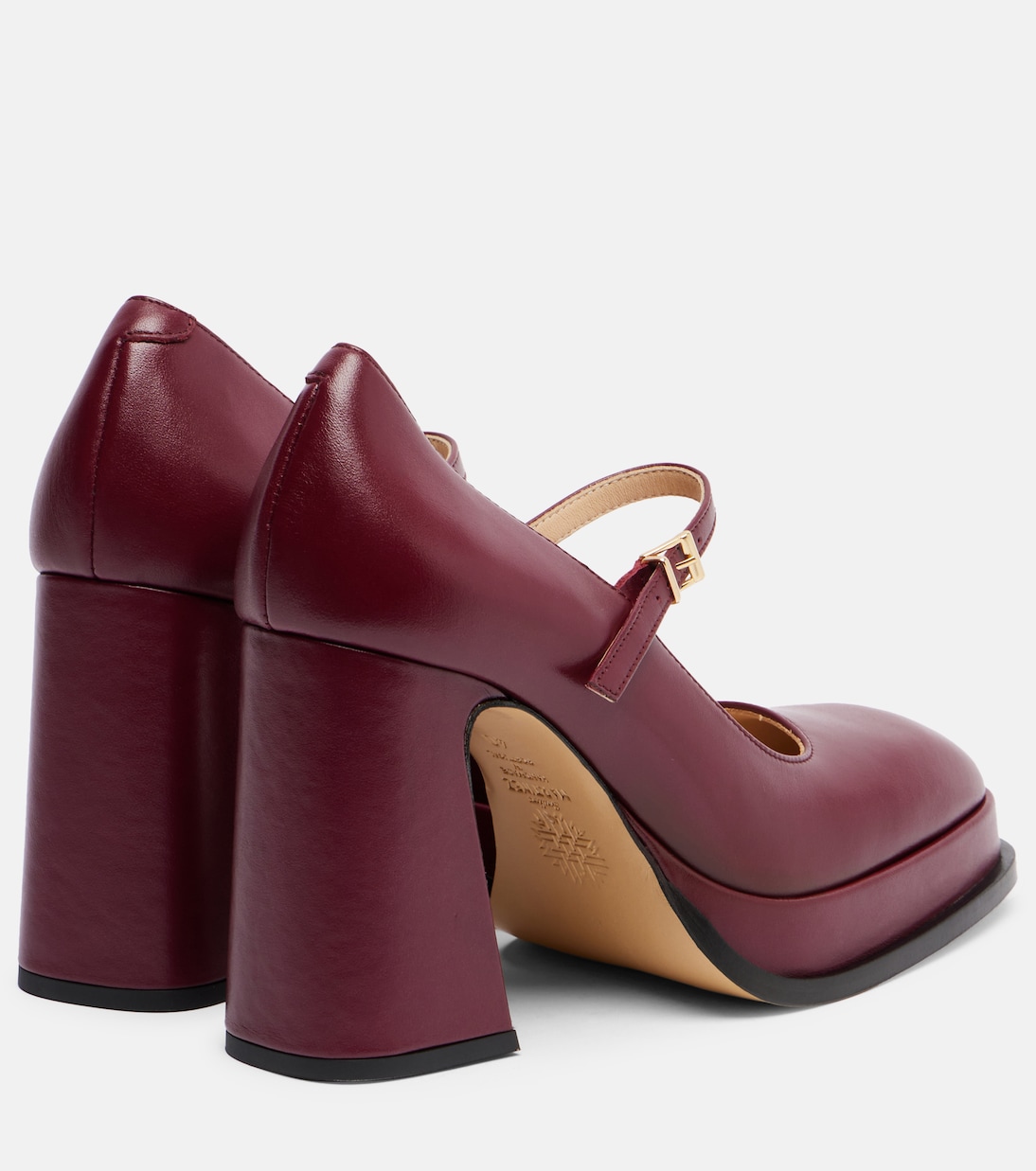 Casilda leather Mary Jane pumps | Souliers Martinez
