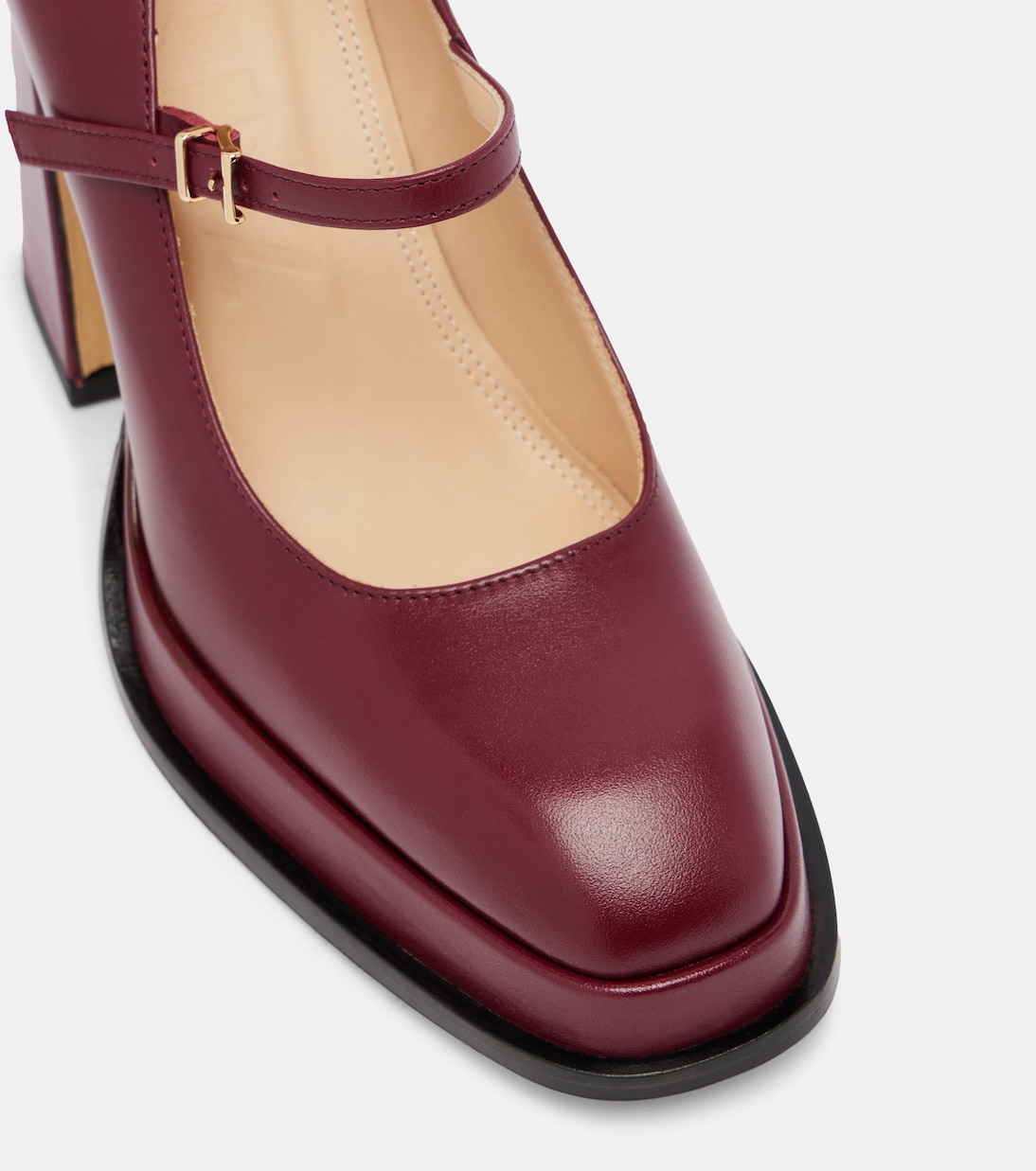 Casilda leather Mary Jane pumps | Souliers Martinez