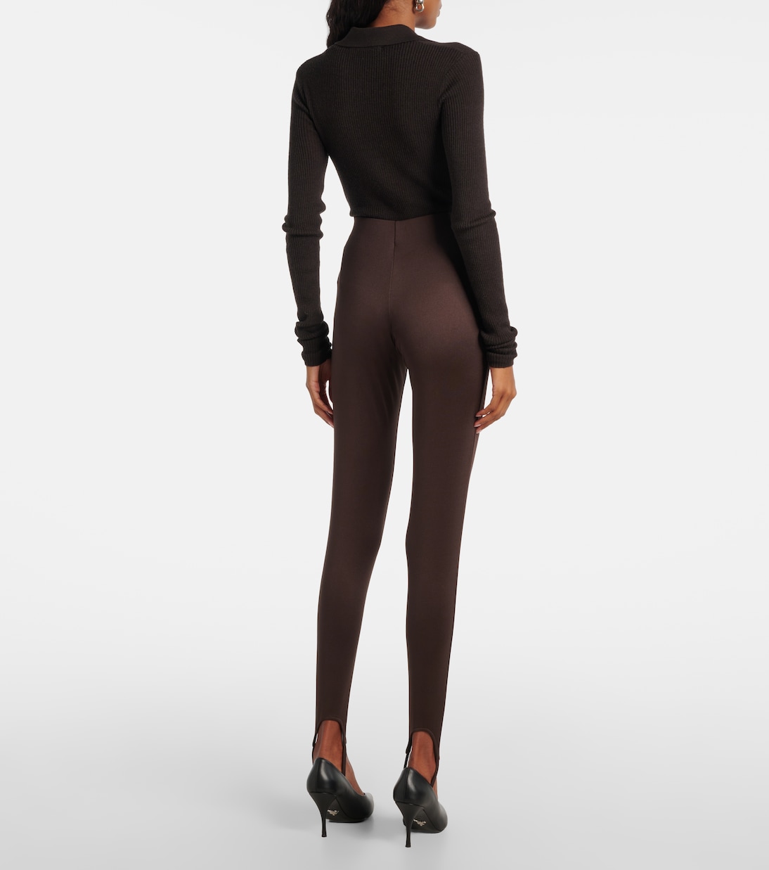 Caserta high-rise stirrup leggings | The Frankie Shop