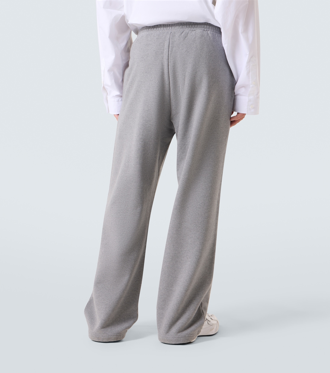 Pantalones deportivos anchos de jersey de algodón | Balenciaga