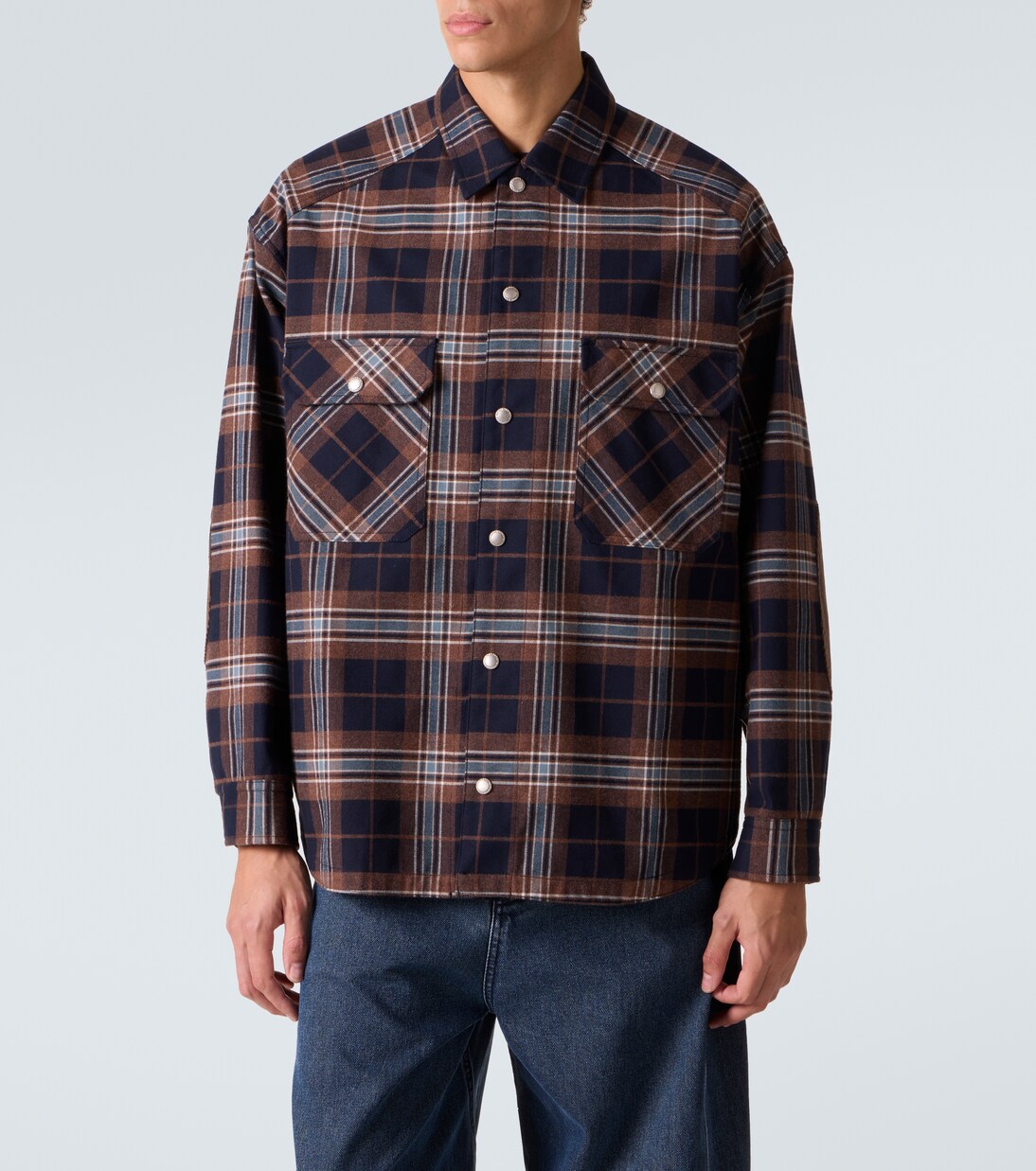Plaid cotton overshirt | Comme des Garçons Homme