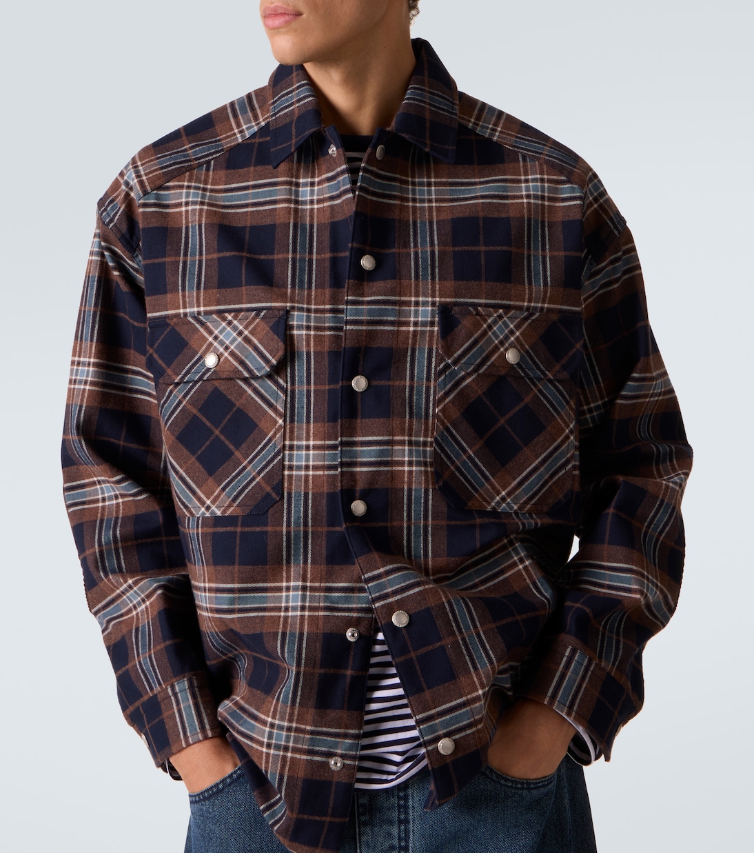 Plaid cotton overshirt | Comme des Garçons Homme