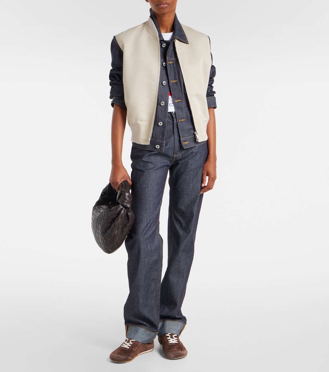 Jodie Intrecciato S号编织皮革托特包 | Bottega Veneta