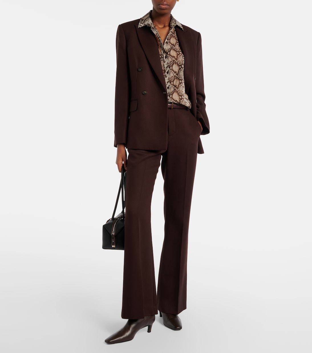 Gaia 스네이크 프린트 실크 셔츠 | Nili Lotan