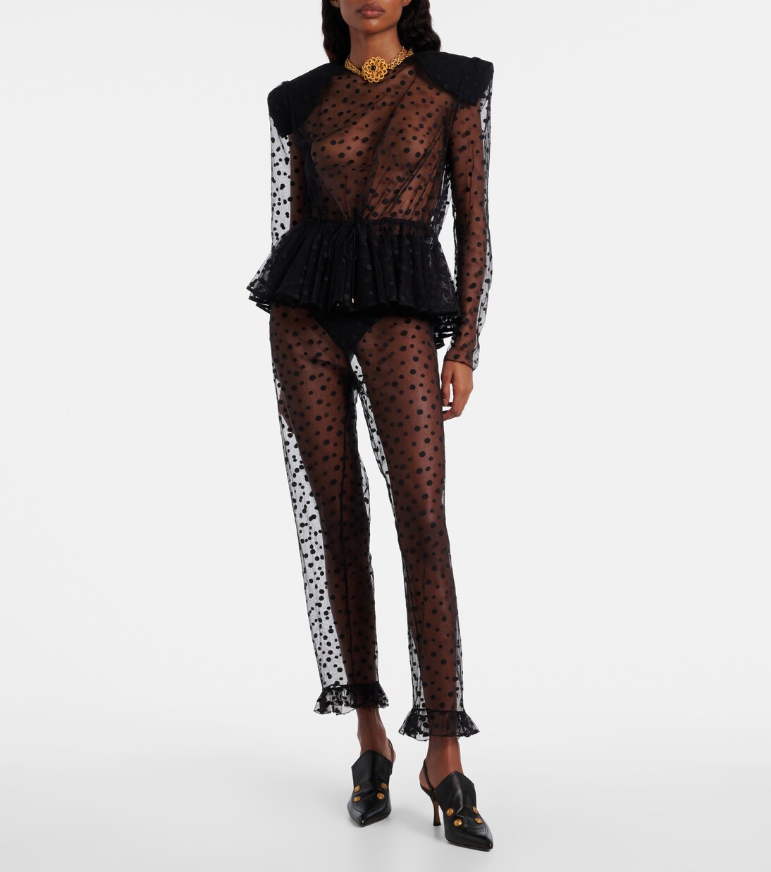 Bluse aus einem Baumwollgemisch | Chloé