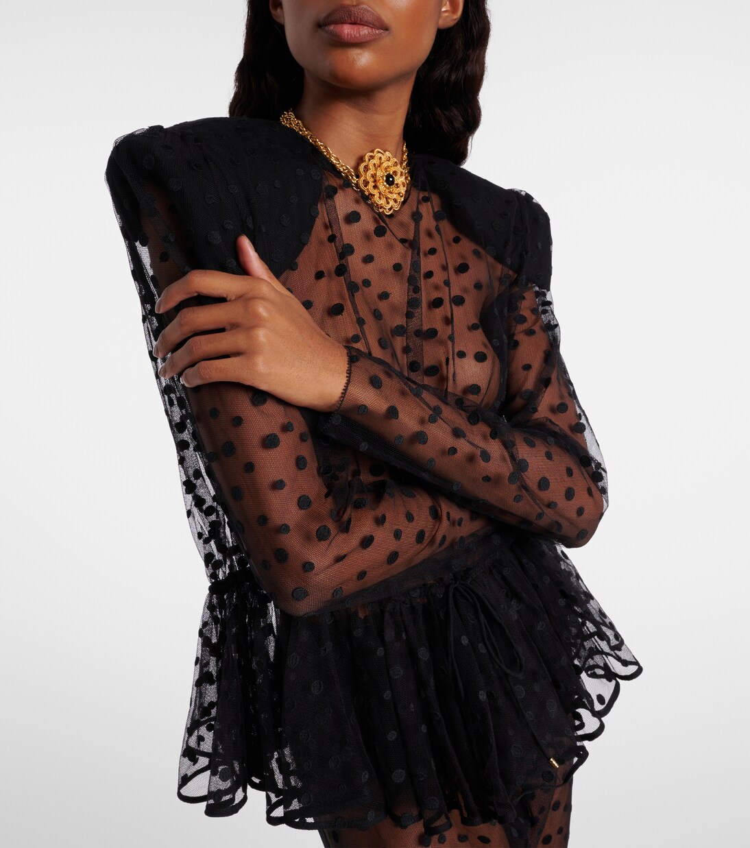 Bluse aus einem Baumwollgemisch | Chloé