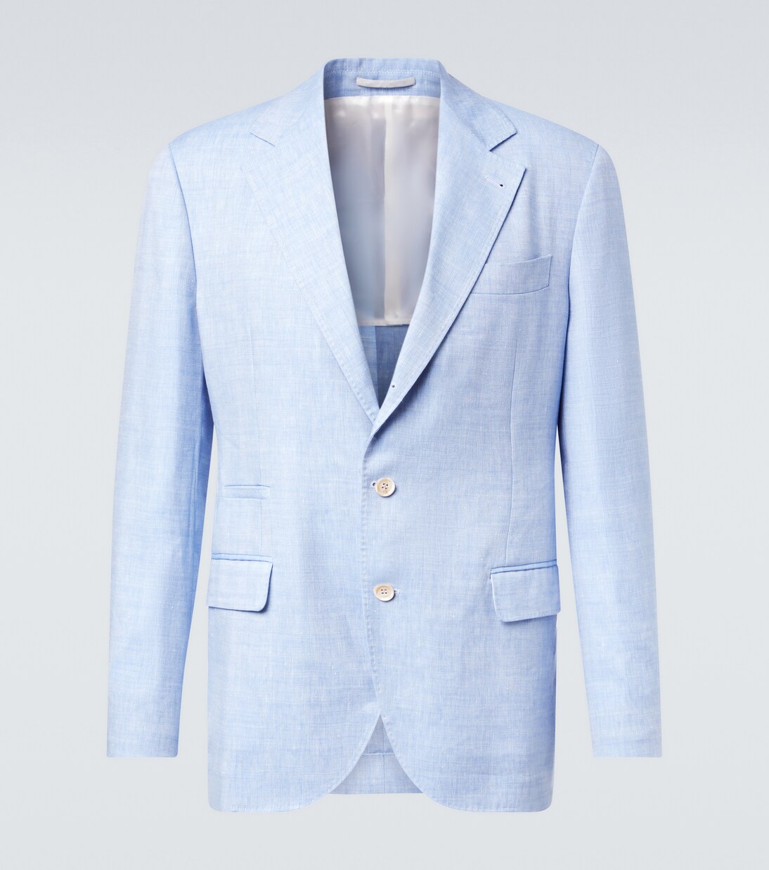 Blazer aus Leinen und Wolle | Brunello Cucinelli