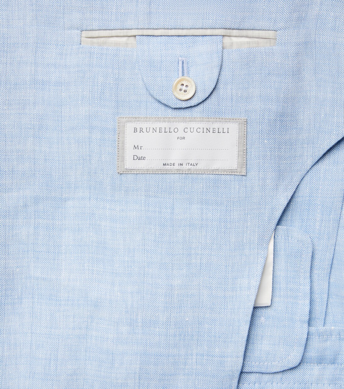 Blazer aus Leinen und Wolle | Brunello Cucinelli