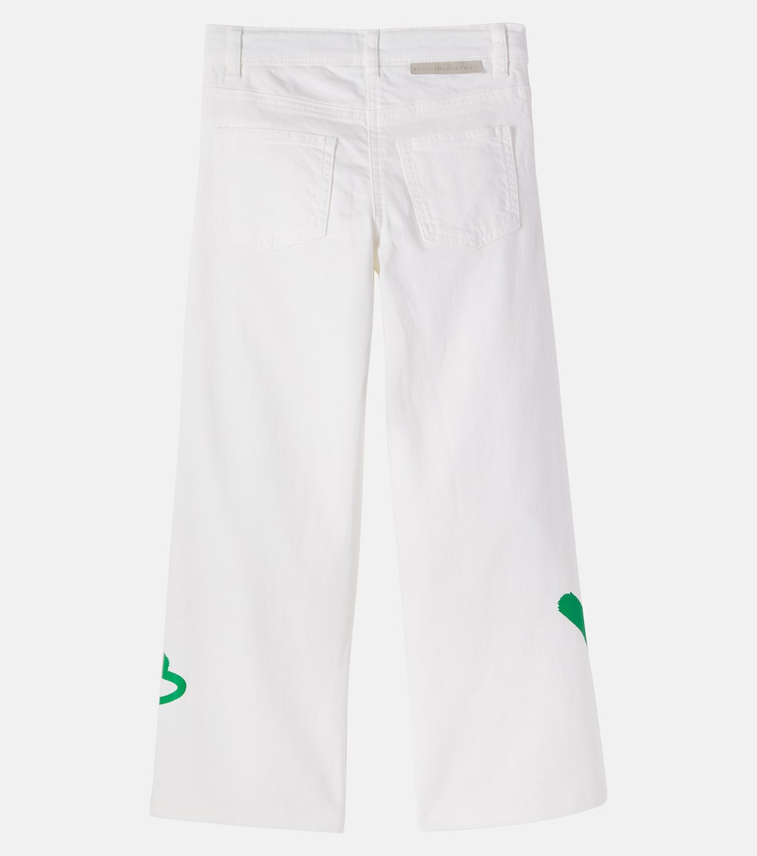 Floral cotton gabardine pants | Stella McCartney Kids
