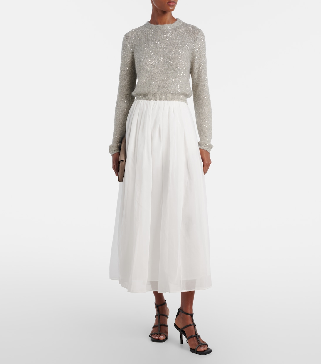 Pullover mit Pailletten | Brunello Cucinelli