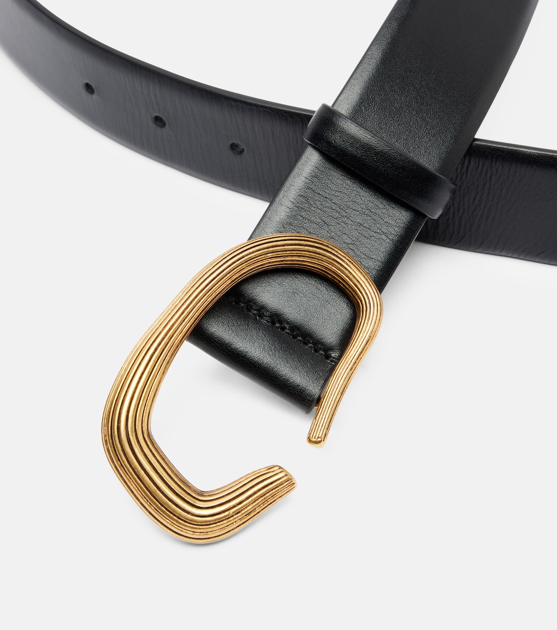 Churro leather belt | Khaite