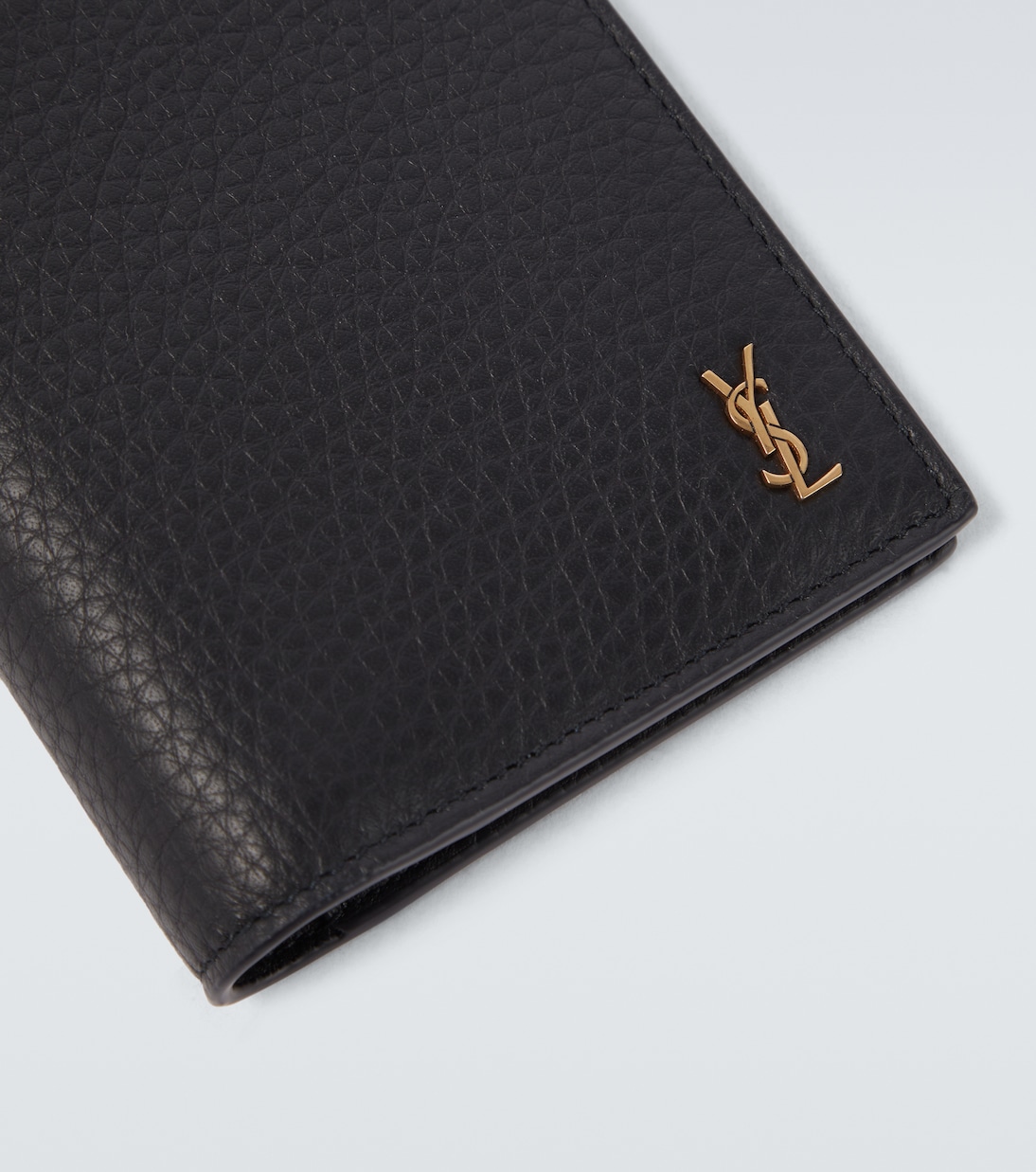Tiny Cassandre leather bi-fold wallet | Saint Laurent