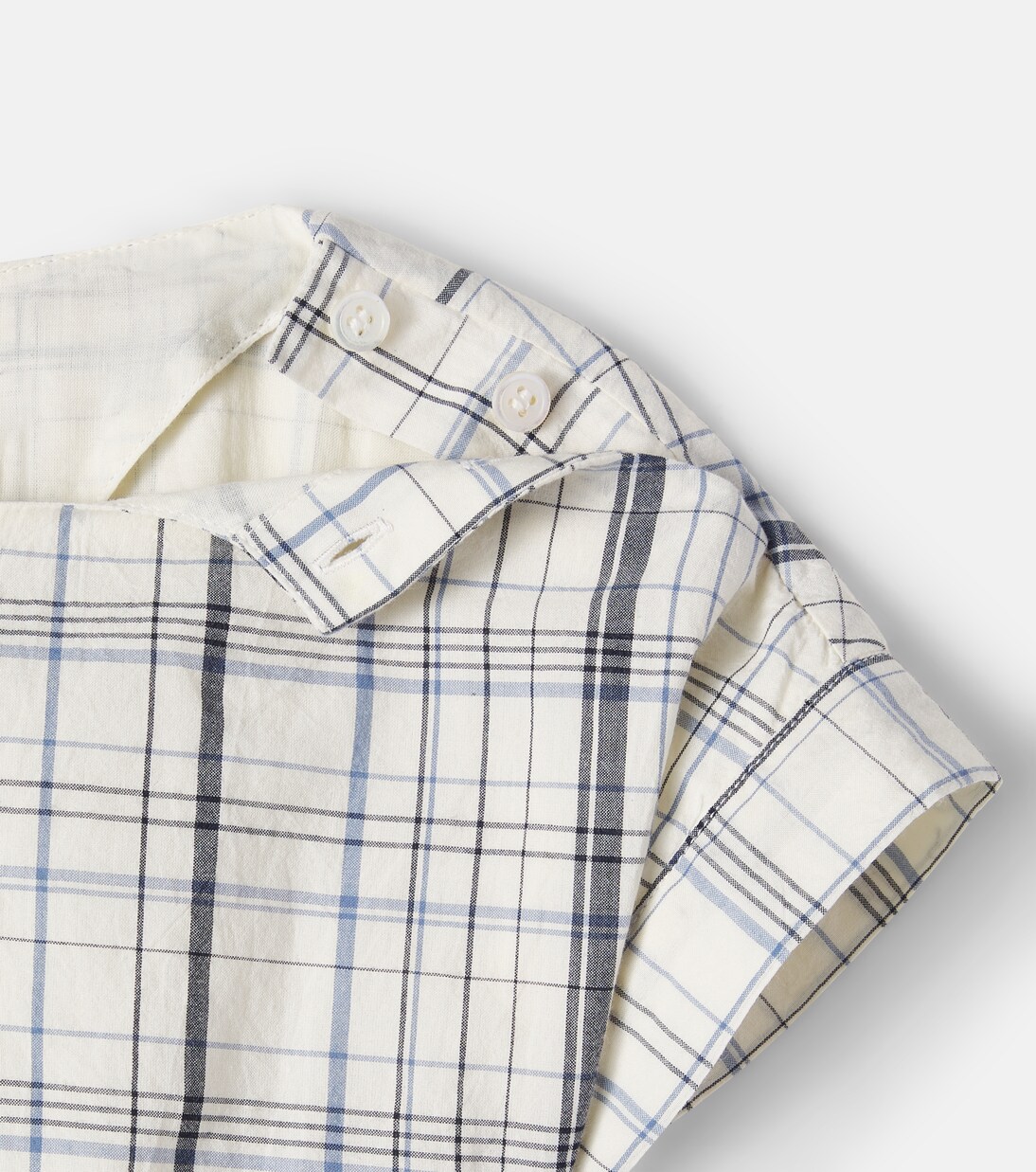 Edelweiss checked cotton dress | Bonpoint