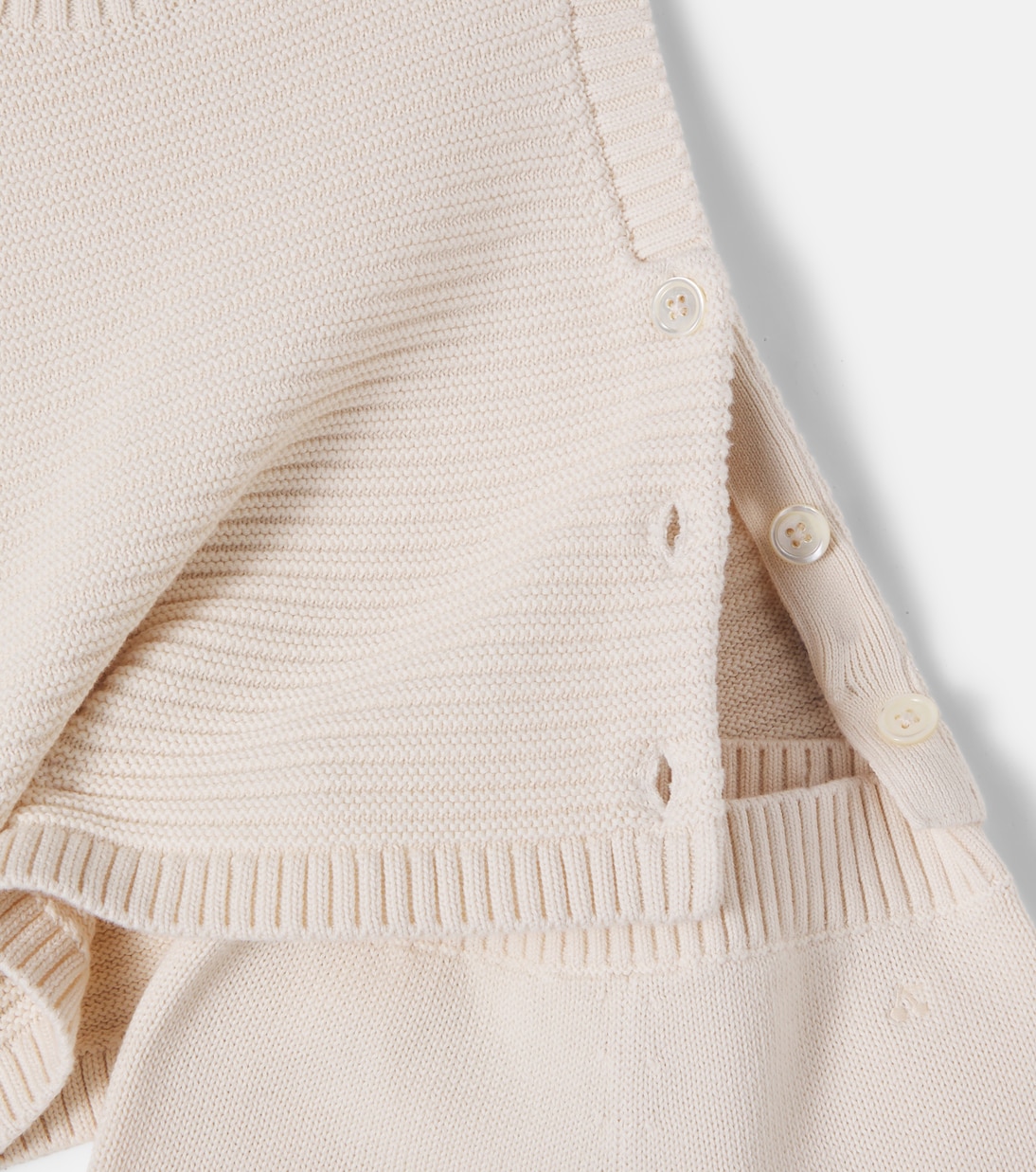 Baby Tendresse cotton top and shorts set | Bonpoint