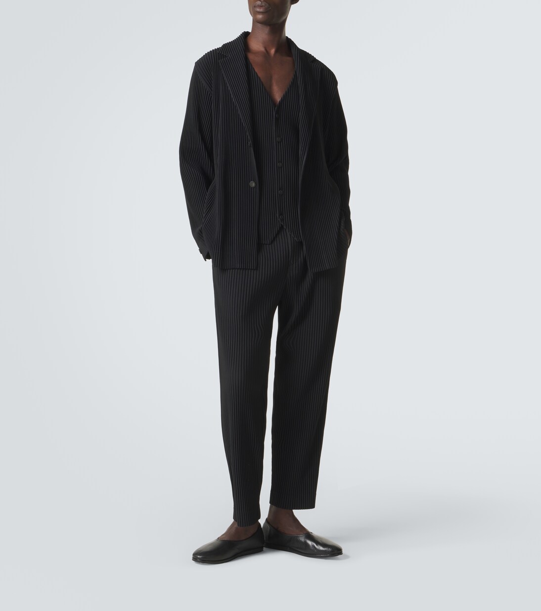 Basics pleated blazer | Homme Plissé Issey Miyake