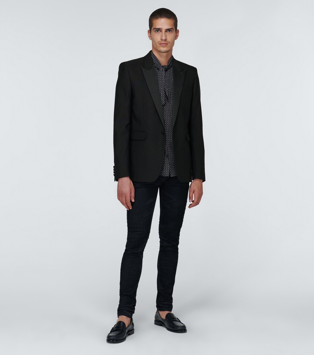 Blazer aus Wolle und Seide | Saint Laurent