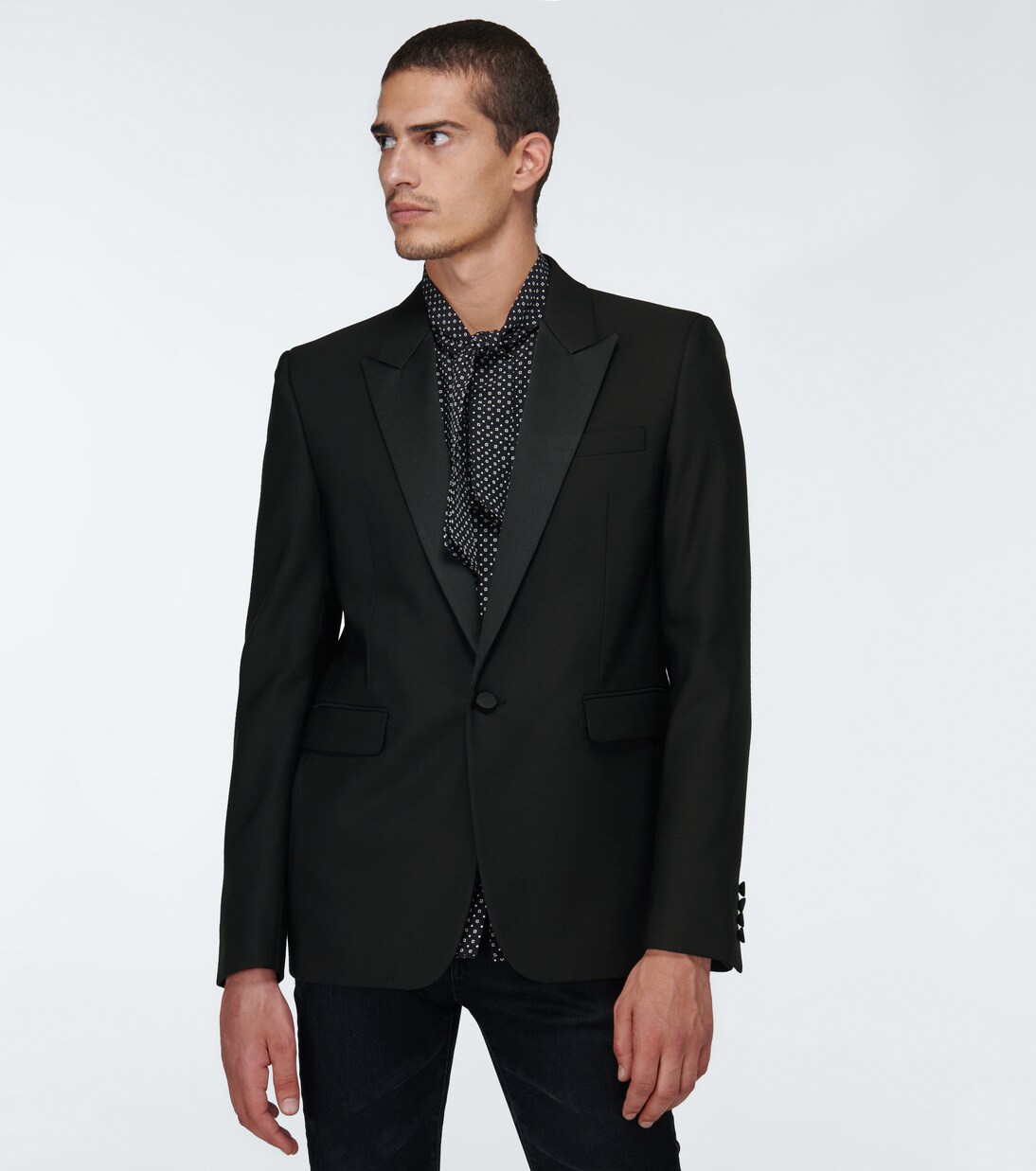 Blazer aus Wolle und Seide | Saint Laurent