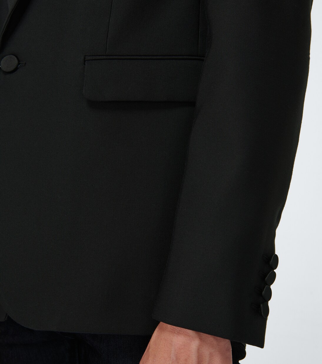 Blazer aus Wolle und Seide | Saint Laurent