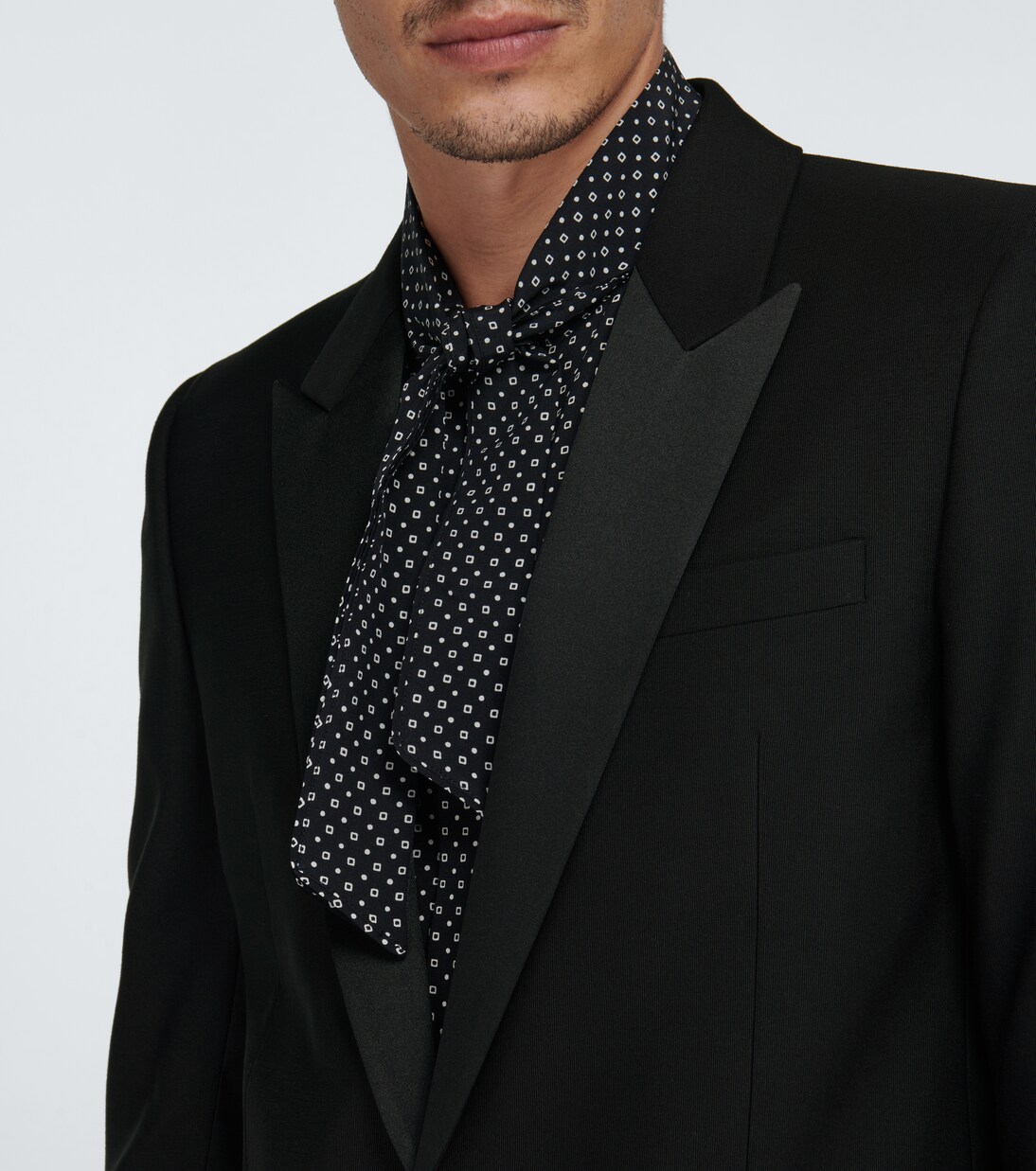 Blazer aus Wolle und Seide | Saint Laurent