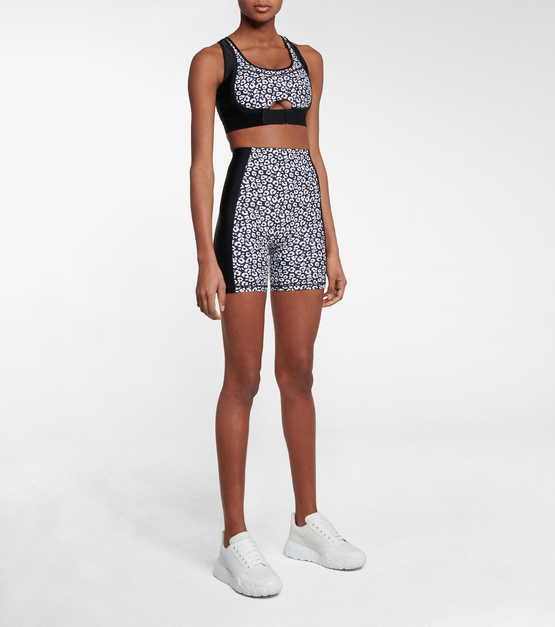 Contour high-rise shorts | Adam Selman Sport