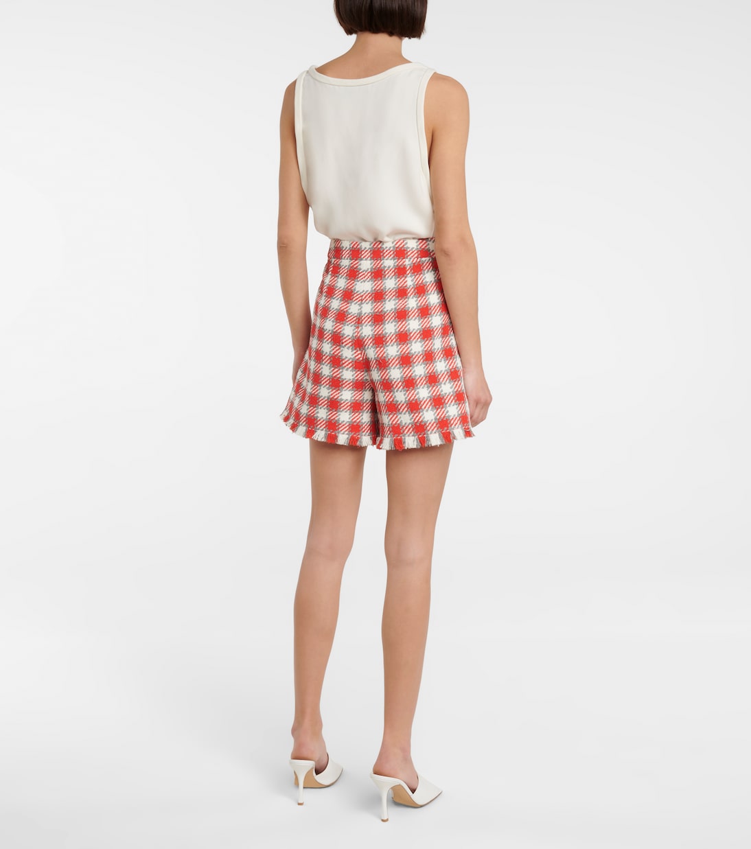 Shorts a quadri in tweed | Oscar de la Renta
