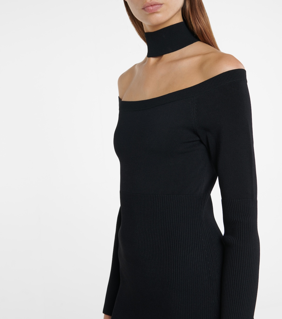 Juliana cutout ribbed-knit minidress | Simkhai