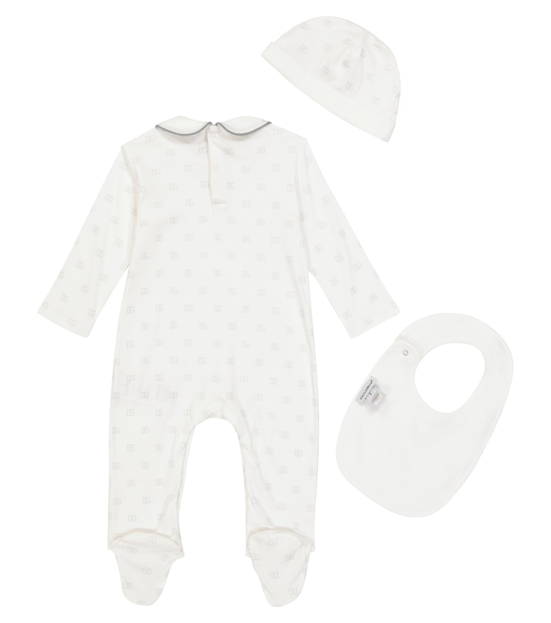 Baby Set aus Strampler, Mütze und Lätzchen | Dolce&Gabbana Kids