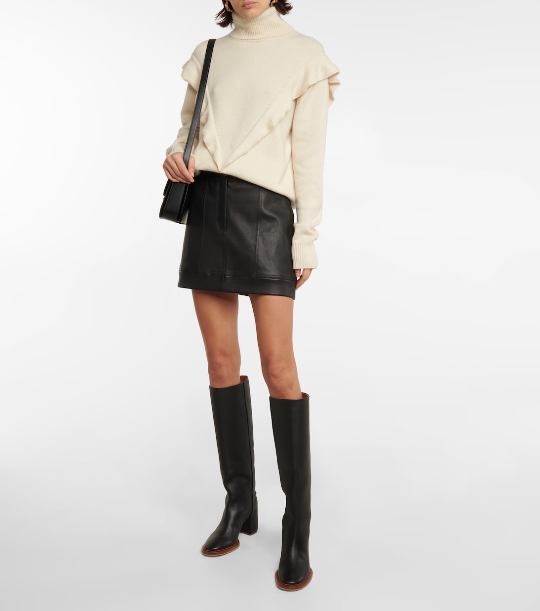 Minigonna Linette in pelle | Stouls