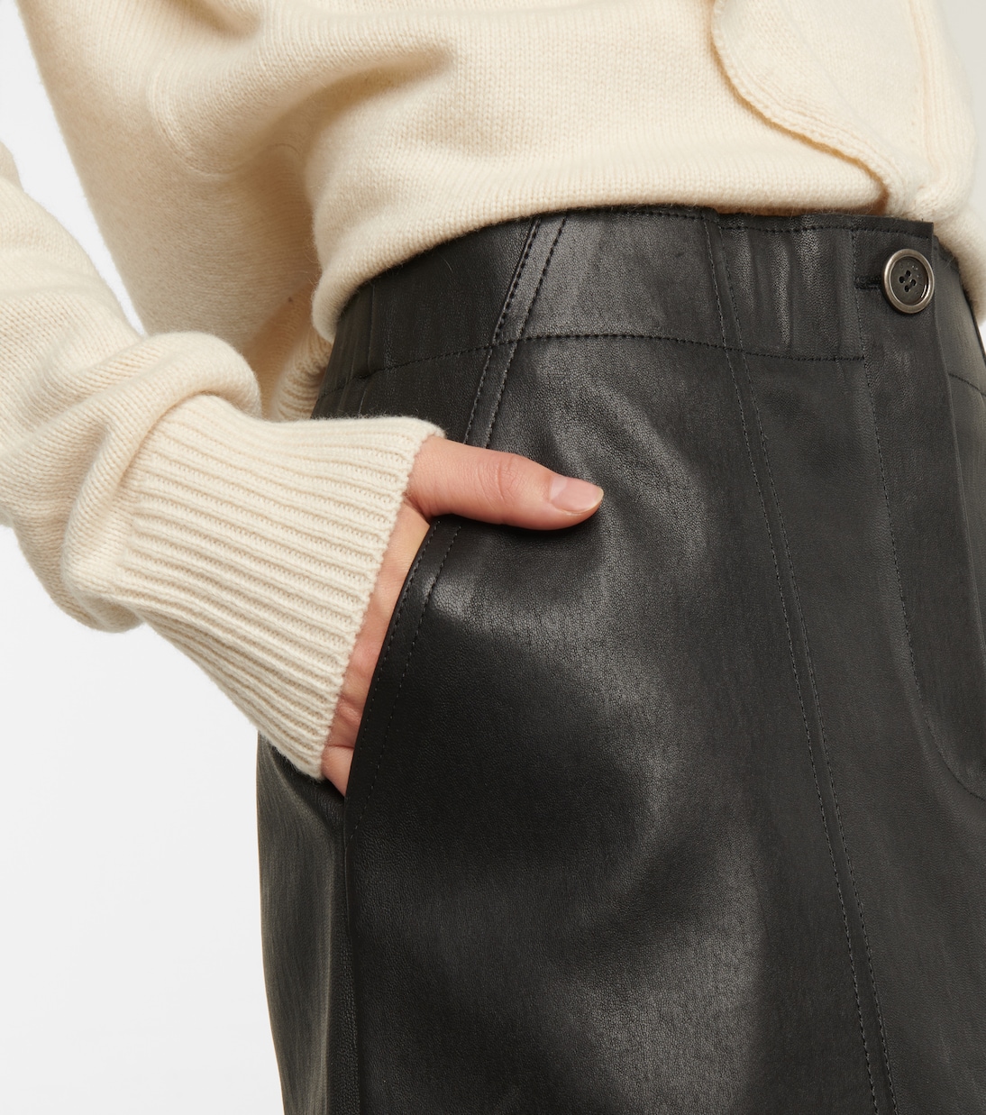 Minigonna Linette in pelle | Stouls