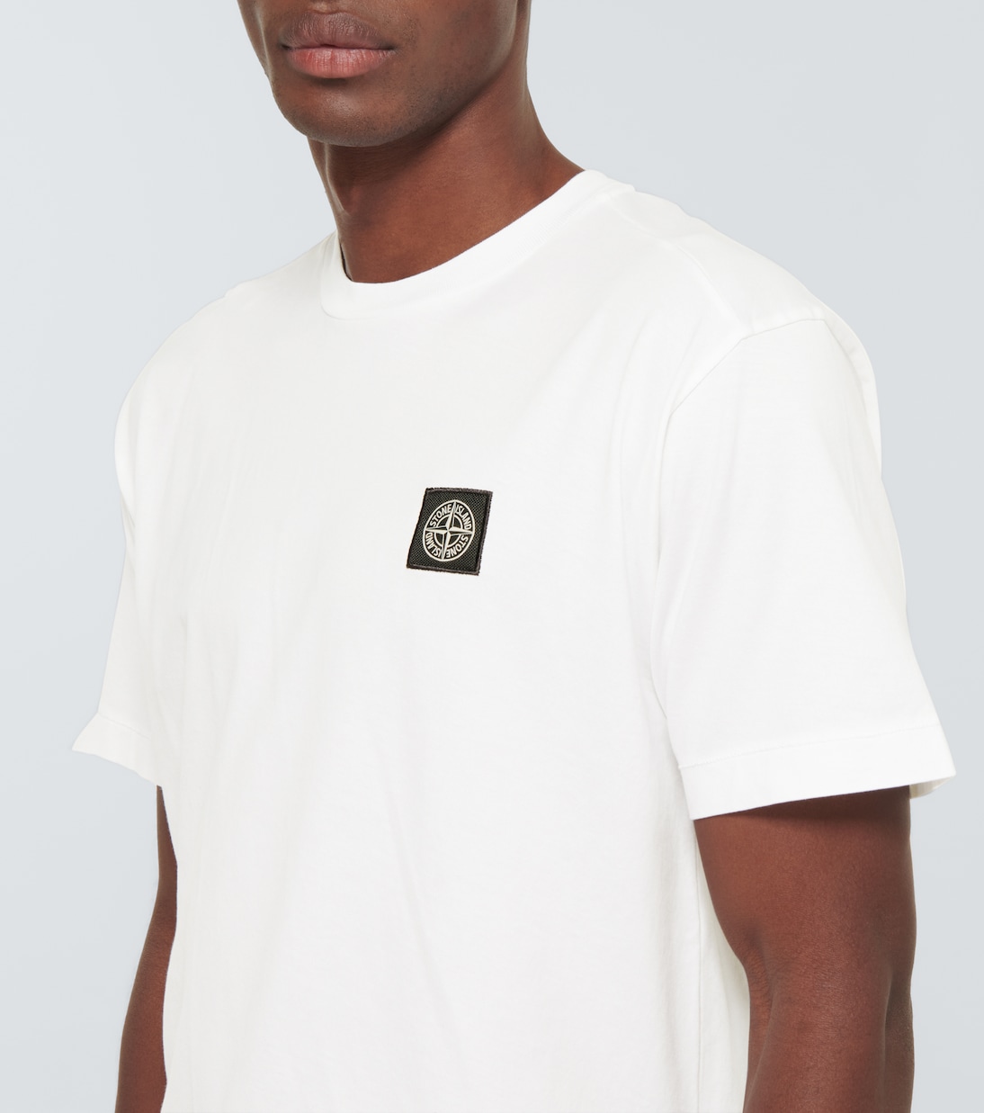 Camiseta de algodón con logo | Stone Island