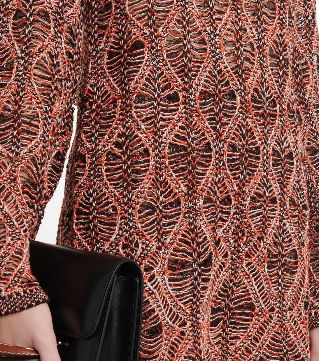 Openwork linen and silk minidress | Chloé