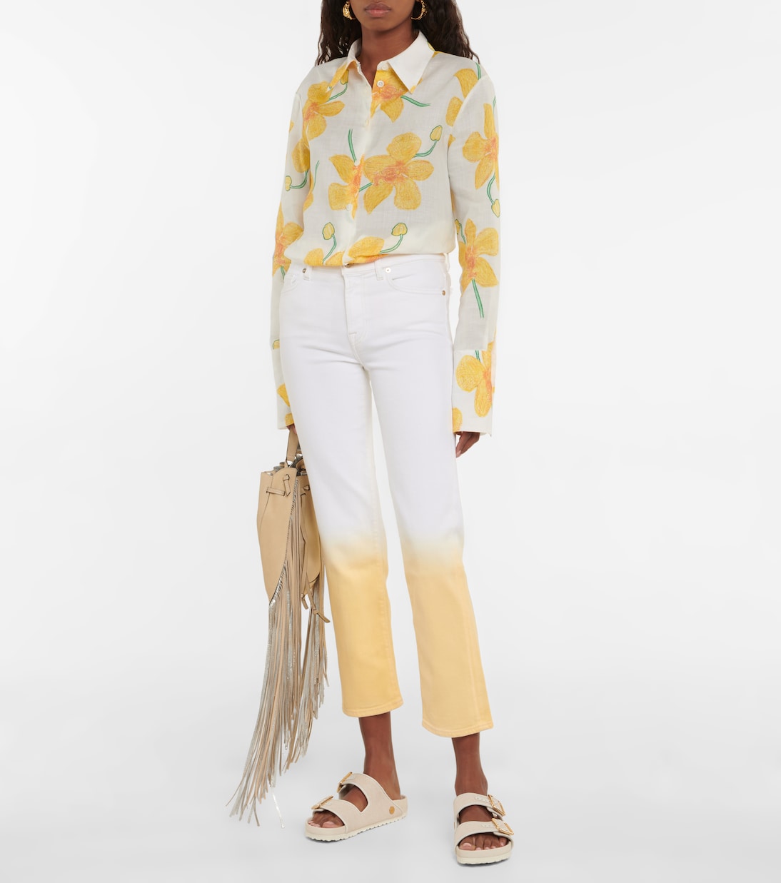 Mid-Rise Jeans The Straight Crop | 7 For All Mankind