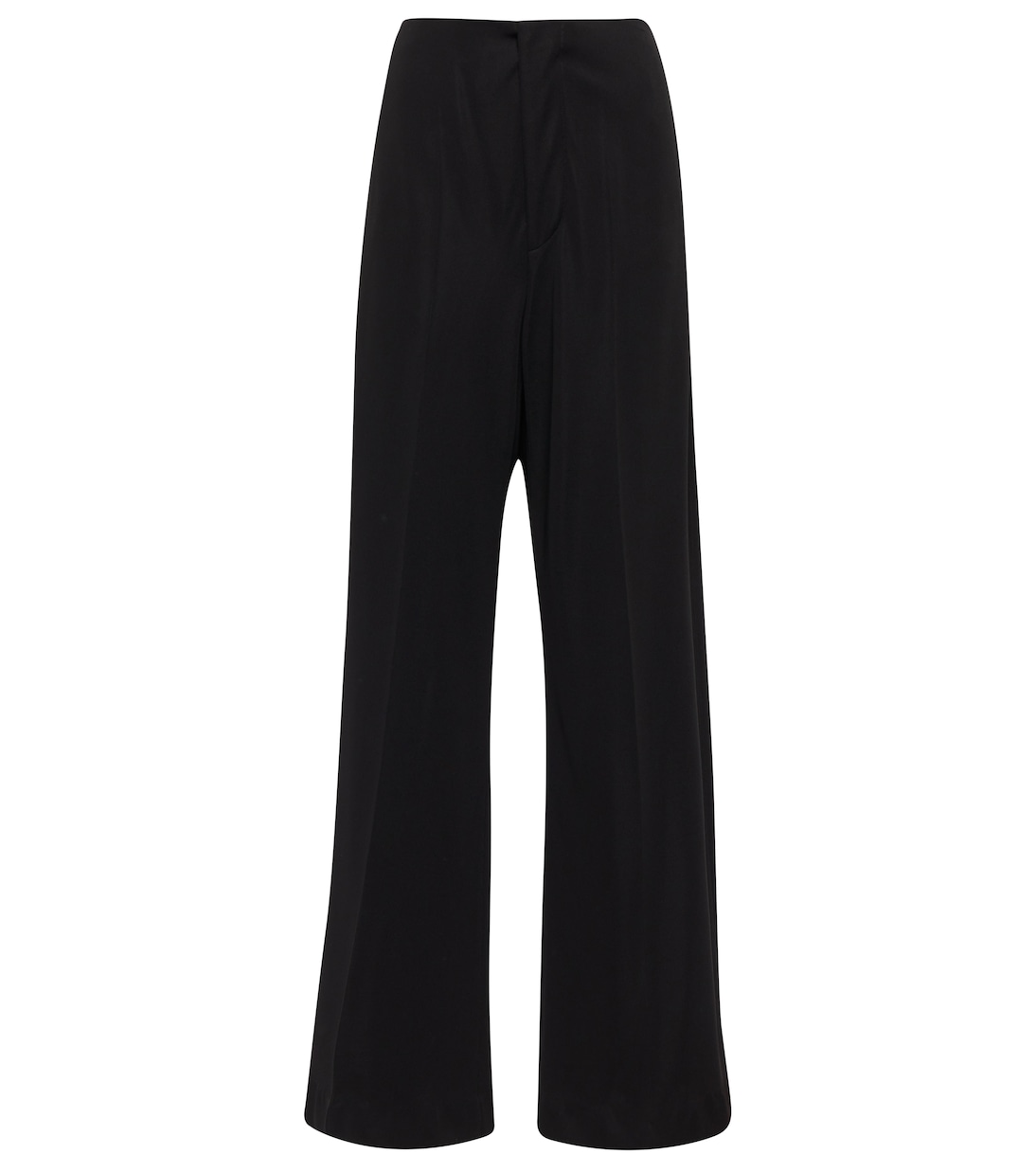 Pantaloni in crêpe a gamba larga e vita alta | Maison Margiela