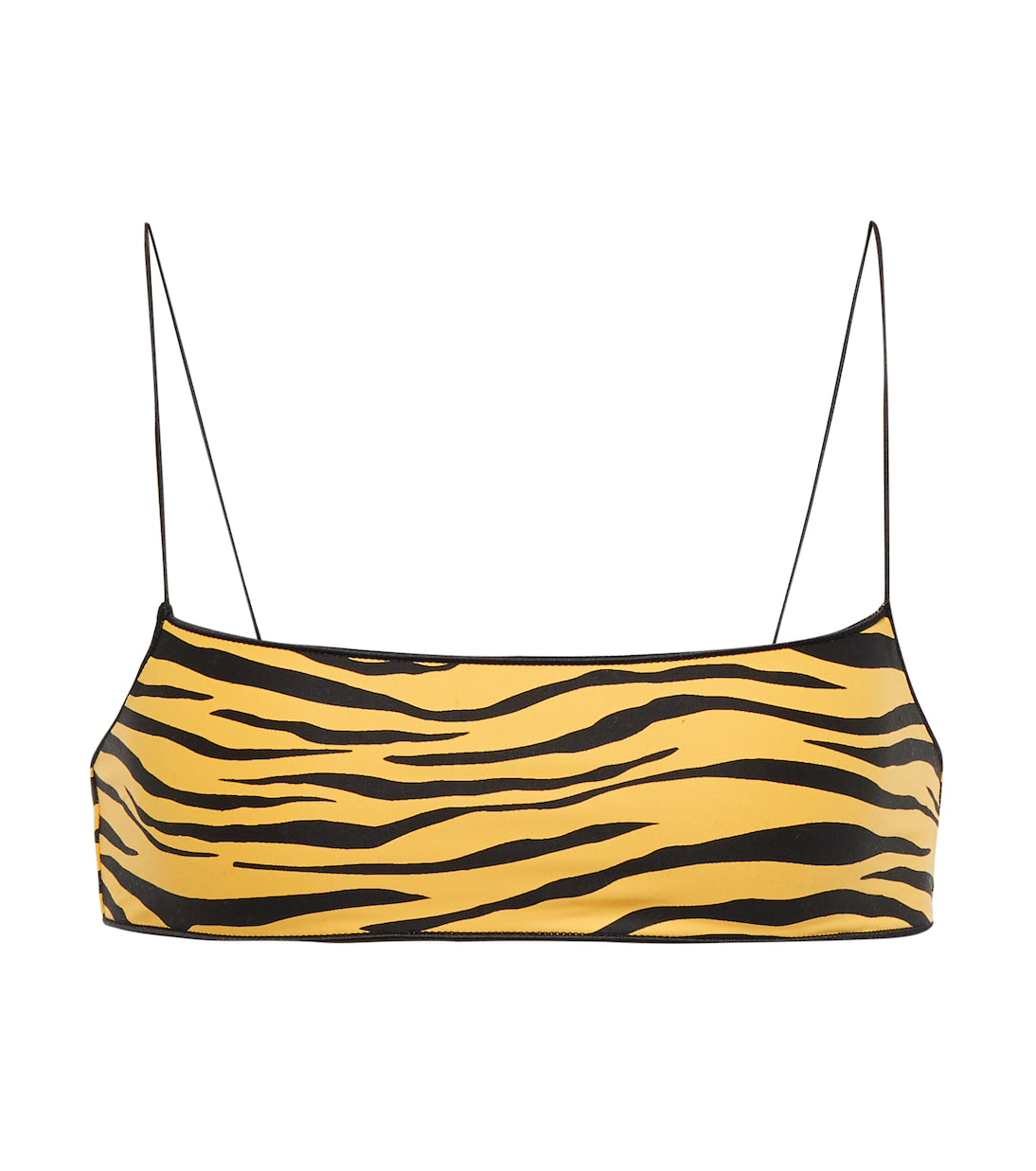 The C zebra-print bikini top | Tropic of C