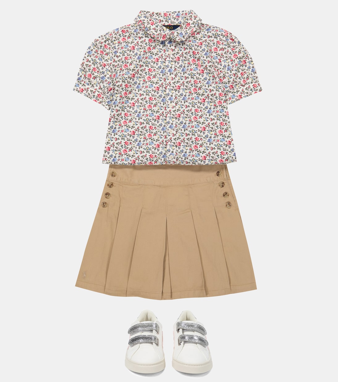 Bedruckte Bluse aus Baumwolle | Polo Ralph Lauren Kids