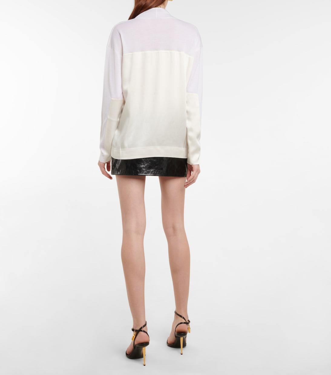 Jersey de cachemir y seda con paneles | Tom Ford