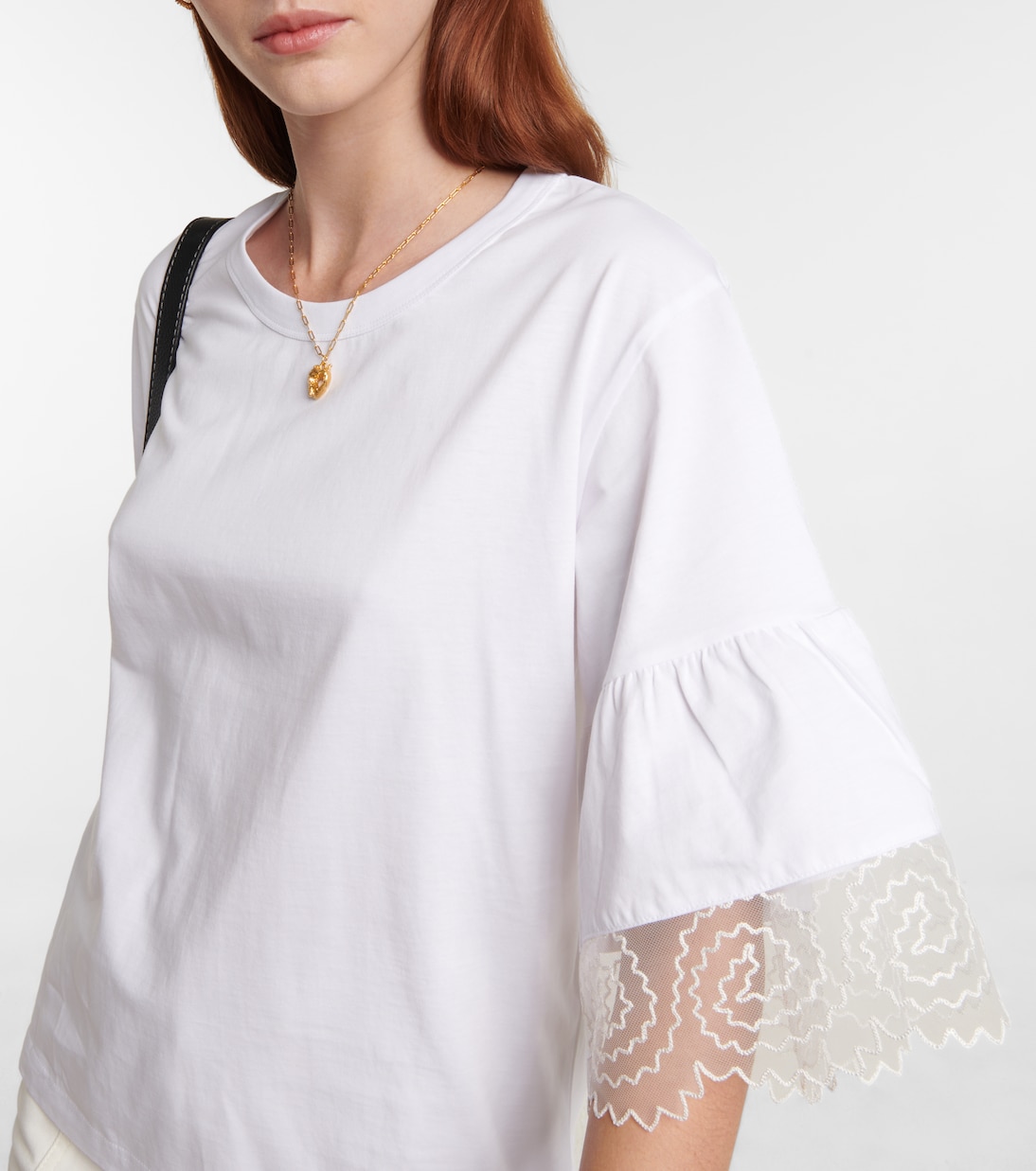 Besticktes T-Shirt aus Baumwolle | See By Chloé