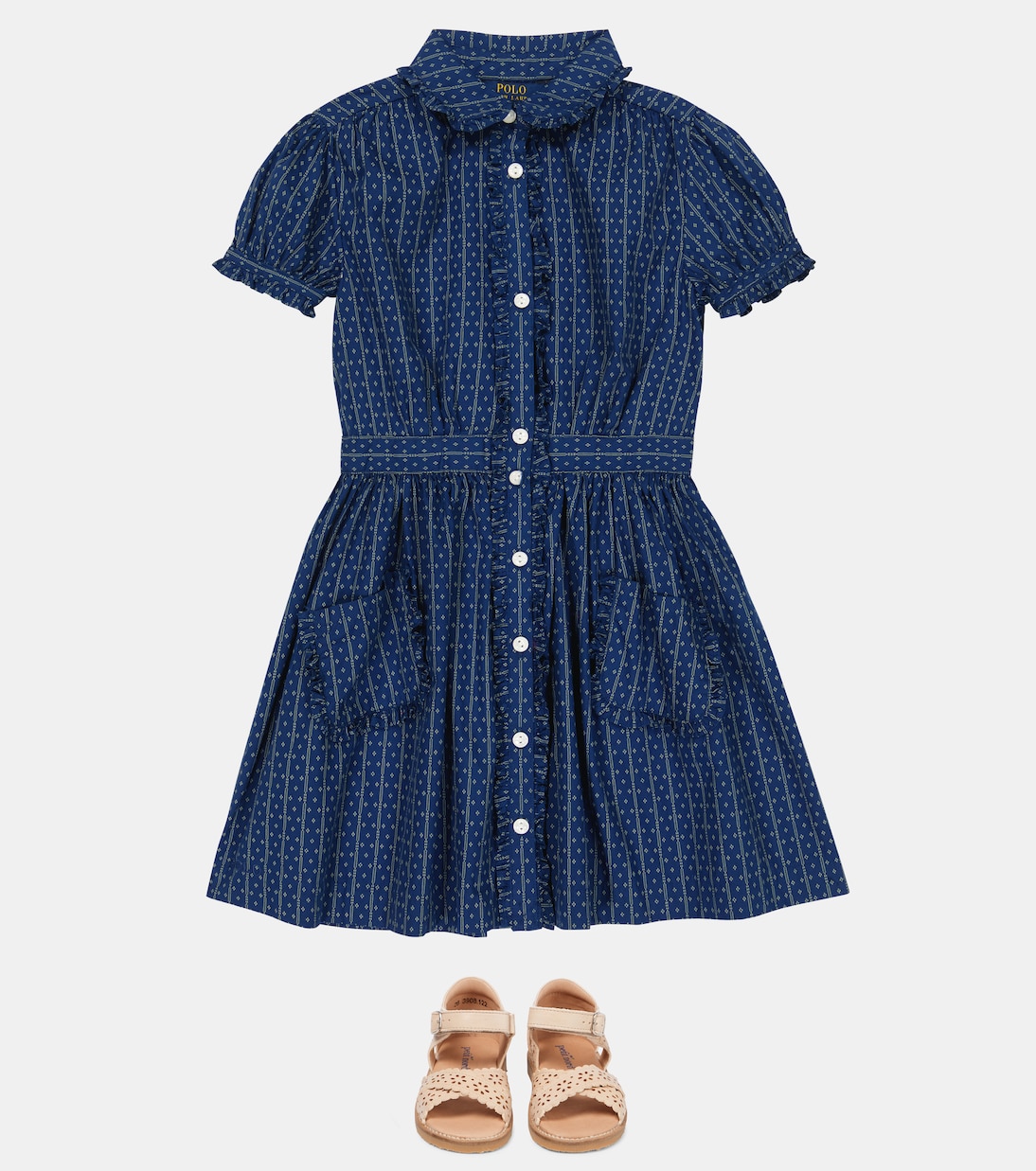Printed cotton dress | Polo Ralph Lauren Kids
