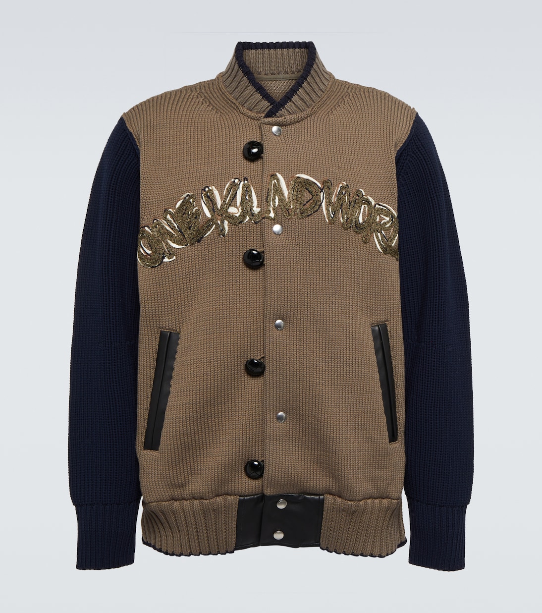 x Eric Haze Code varsity jacket | Sacai