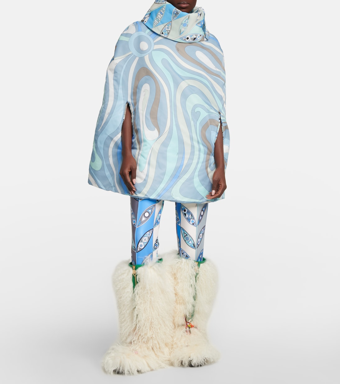 x Fusalp Marmo poncho | Pucci