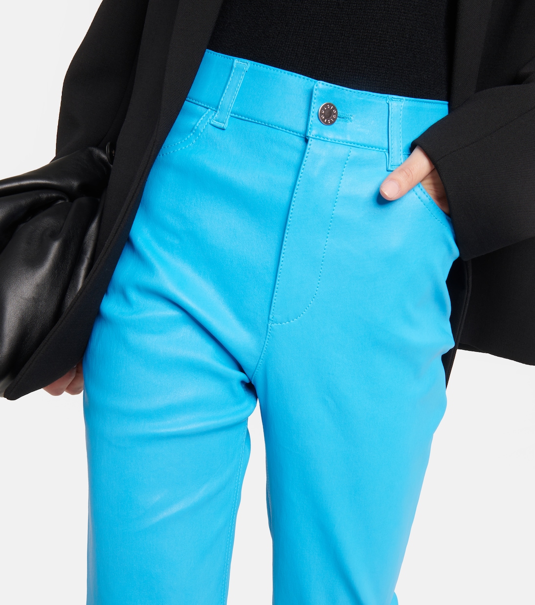 Pantaloni regular Terry in pelle | Stouls